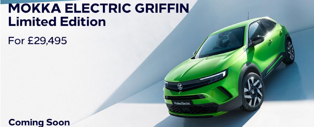 VAUXHALL REVEALS SPECIAL EDITION MOKKA ELECTRIC GRIFFIN – AVAILABLE FROM £29,495